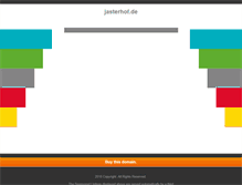 Tablet Screenshot of jasterhof.de